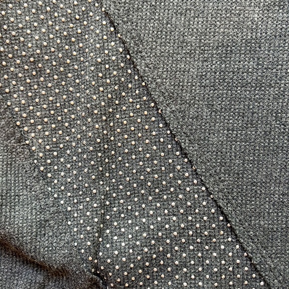 Girls dress size 12. Gray with silver studs. - Picture 4 of 5